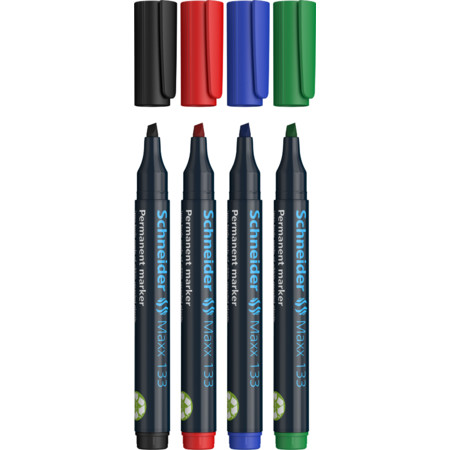 Maxx 133 wallet Multipack Line width 1+4 mm Permanent markers by Schneider