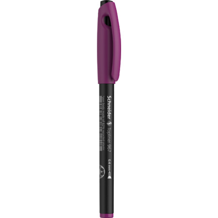 Topliner 967 violeta Trazo de escritura 0.4 mm by Schneider