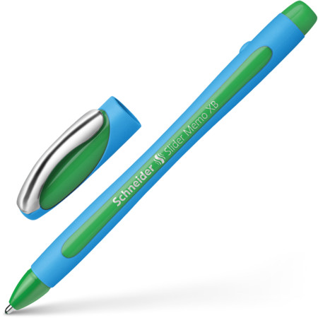 Schneider Slider Memo 150204 Ballpoint Pens XB Tip Pack of 10 Green 