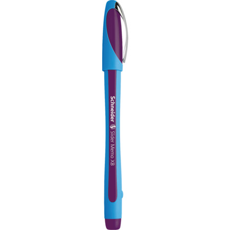 Slider Memo violet Line width XB Ballpoint pens von Schneider