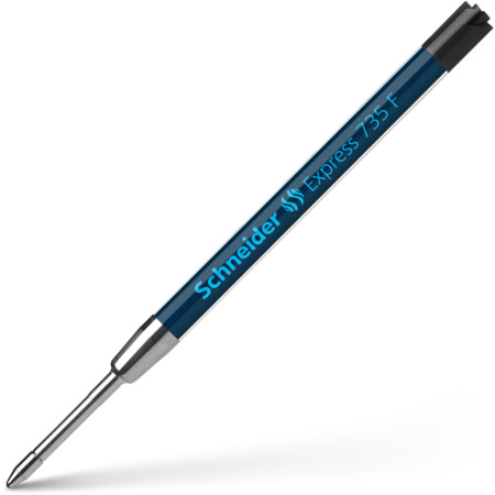 Express 735 black Line width F Ballpoint pen refills von Schneider