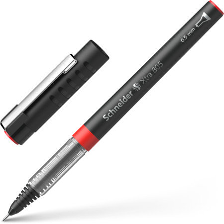 Schneider marka  Kırmızı Çizgi kalınlığı 0.5 mm Roller Kalemler