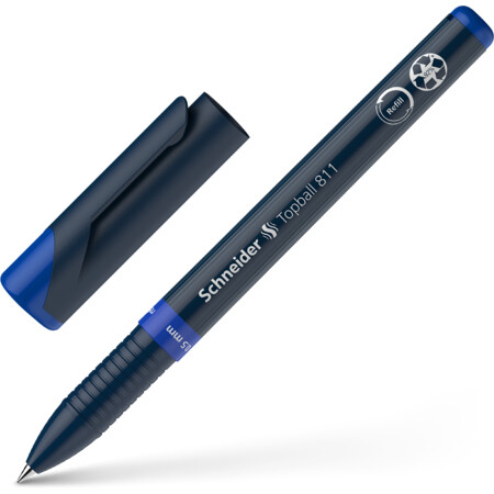 Topball 811 azul Trazo de escritura 0.5 mm Rollers de tinta by Schneider