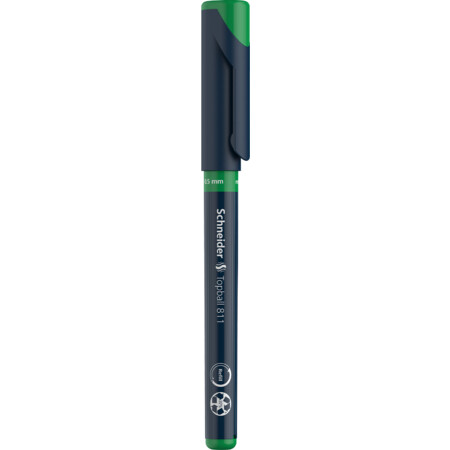 Topball 811 verde Trazo de escritura 0.5 mm Rollers de tinta by Schneider