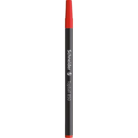 Topball 850 rojo Trazo de escritura 0.5 mm Rollers de tinta by Schneider