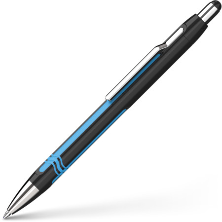 Details about   Schneider Stylus Epsilon Touch XB 138701 White/Gray Blue Ink Retractable Pen 