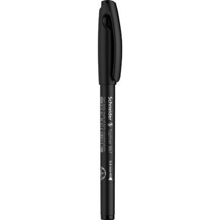 Topliner 967 noir Épaisseurs de trait 0.4 mm Fineliner et stylos fibre by Schneider