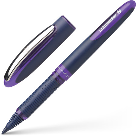 One Business violeta Trazo de escritura 0.6 mm Rollers de tinta by Schneider