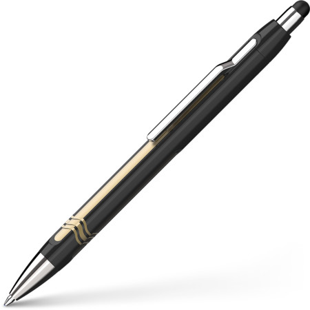 Schneider marka Epsilon Touch Siyah-Altın Çizgi kalınlığı XB Tükenmez Kalemler