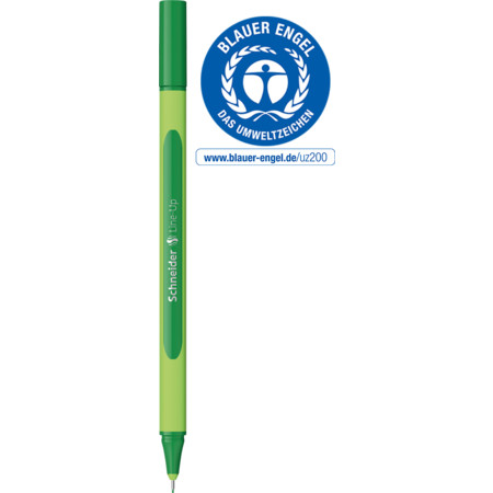 Line-Up blackforest-green Strichstärke 0.4 mm Fineliner & Brush pens von Schneider