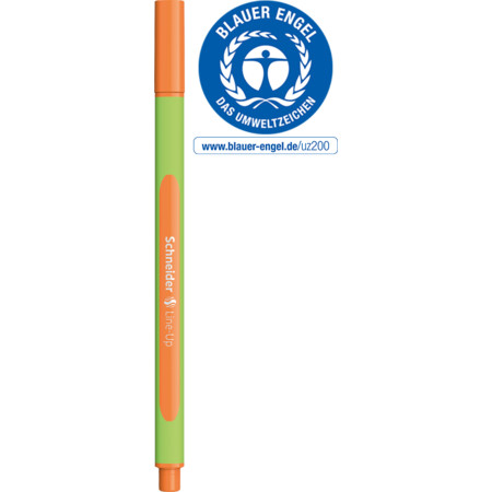 Line-Up tango-orange Line width 0.4 mm Fineliner and Brush pens by Schneider
