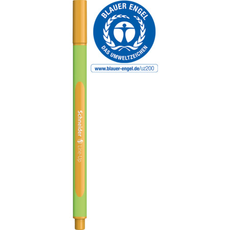 Line-Up vulcan-yellow Strichstärke 0.4 mm Fineliner & Brush pens von Schneider