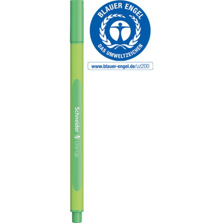 Line-Up highland-green Épaisseurs de trait 0.4 mm Fineliner et Brush pens by Schneider