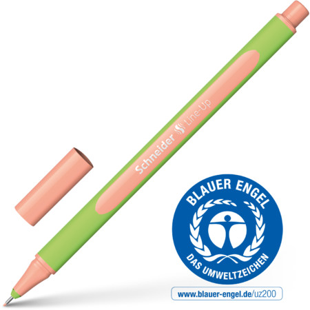 Schneider marka Line-Up pastel-apricot Çizgi kalınlığı 0.4 mm Finelinerlar ve Brush pens