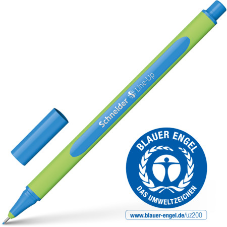 Line-Up alaska-blue Strichstärke 0.4 mm Fineliner & Brush pens von Schneider