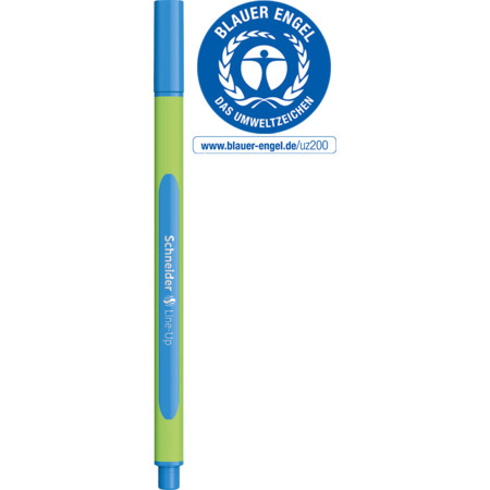 Line-Up alaska-blue Trazo de escritura 0.4 mm Fineliner y Brush pens by Schneider