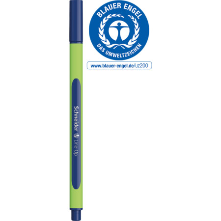 Line-Up mystic-blue Strichstärke 0.4 mm Fineliner & Brush pens von Schneider
