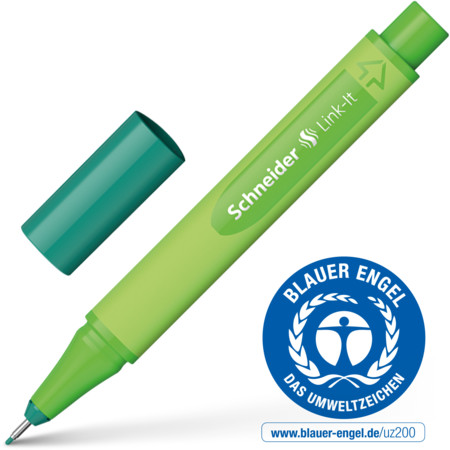 Link-It nautic-green Line width 0.4 mm Fineliners and fibrepens by Schneider
