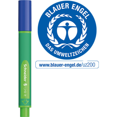 Link-It lapis-blue Strichstärke 1 mm Fineliner und Faserschreiber von Schneider
