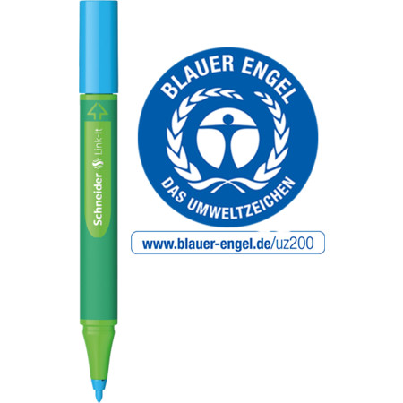 Link-It mineral-blue Strichstärke 1 mm Fineliner und Faserschreiber von Schneider