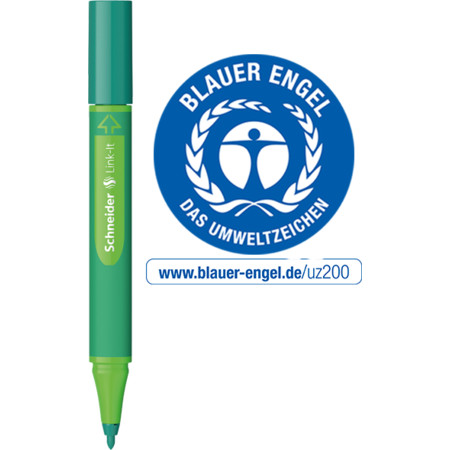 Link-It nautic-green Strichstärke 1 mm Fineliner und Faserschreiber von Schneider
