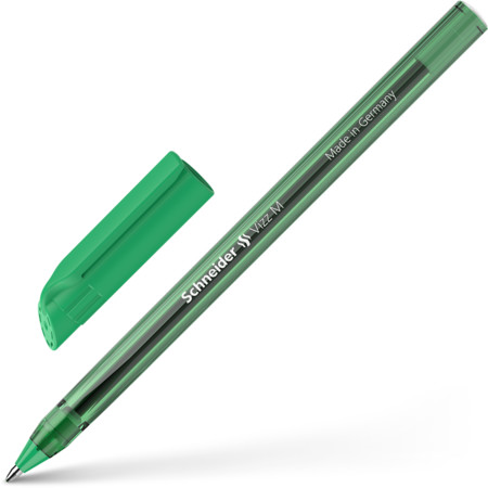 Schneider marka Vizz Yeşil Çizgi kalınlığı M Tükenmez Kalemler