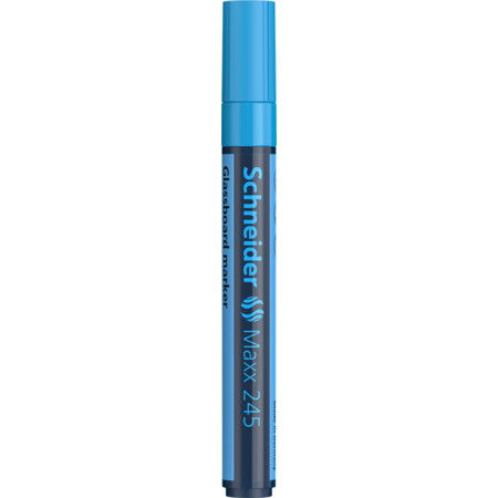 Maxx 245 azul Trazo de escritura 1-3 mm Marcadores para pizarra de vidrio by Schneider