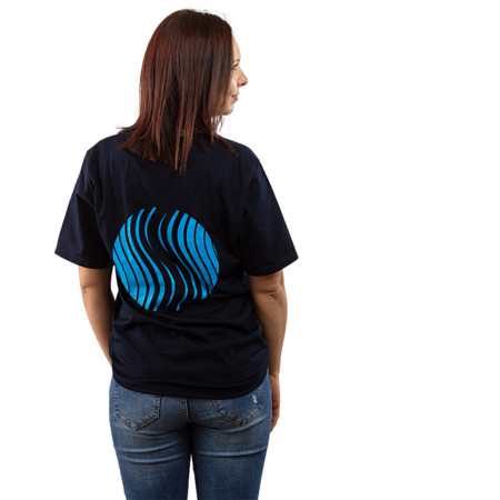 Schneider T-Shirt tiefblau Größe M Schneider Merchandise von Trigema