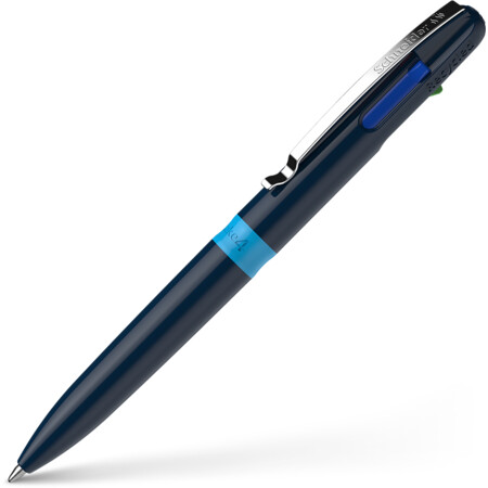 Take 4 blue Line width M Ballpoint pens by Schneider