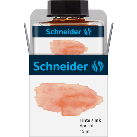 Schneider marka Dolum Şişesi Pastel 15ml Apricot Kartuşlar ve Mürekkep Şişeleri