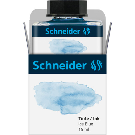 Schneider marka Dolum Şişesi Pastel 15ml Ice Blue Kartuşlar ve Mürekkep Şişeleri