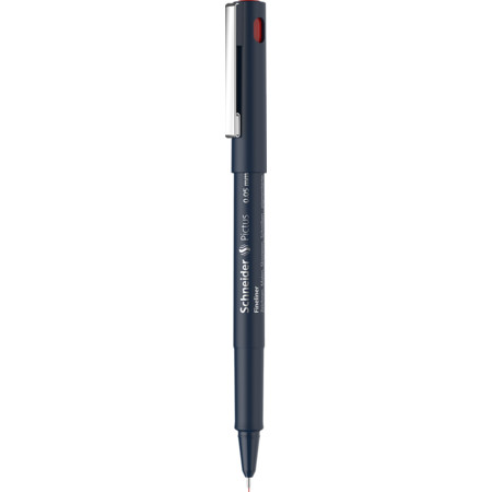 Pictus rouge Épaisseurs de trait 0.05 mm Fineliner et Brush pens by Schneider