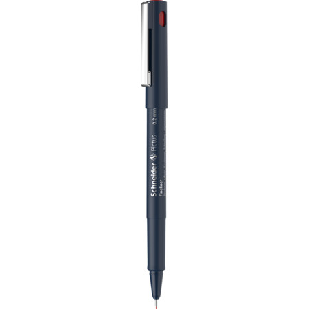 Pictus rouge Épaisseurs de trait 0.2 mm Fineliner et Brush pens by Schneider