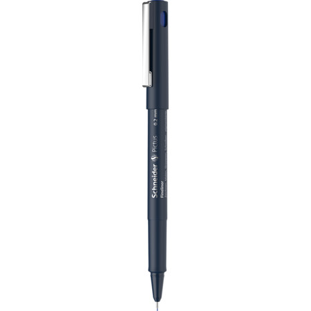 Pictus azul Trazo de escritura 0.2 mm Fineliner y Brush pens by Schneider
