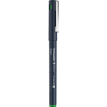 Pictus vert Épaisseurs de trait 0.2 mm Fineliner et Brush pens by Schneider