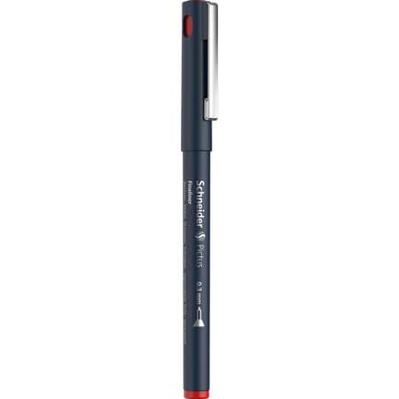 Pictus red Line width 0.3 mm Fineliner and Brush pens by Schneider