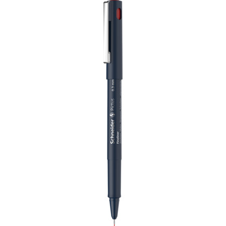 Pictus rouge Épaisseurs de trait 0.3 mm Fineliner et Brush pens by Schneider