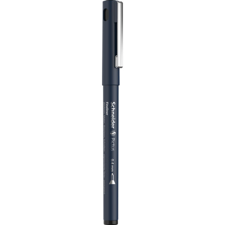 Pictus czarny Grubość kreski 0.4 mm Fineliner i Brush pens by Schneider