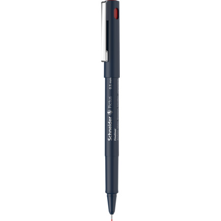 Pictus rouge Épaisseurs de trait 0.5 mm Fineliner et Brush pens by Schneider