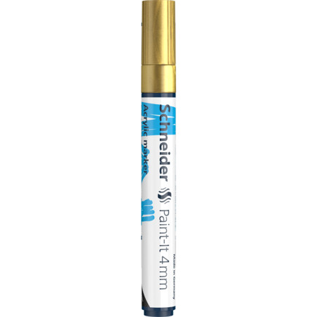 Paint-It 320 4 mm gold Line width 4 mm Acrylic markers by Schneider