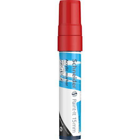 Paint-It 330 15 mm red Line width 15 mm Acrylic markers by Schneider