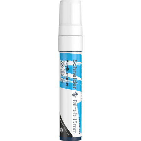 Paint-It 330 15 mm white Line width 15 mm Acrylic markers by Schneider