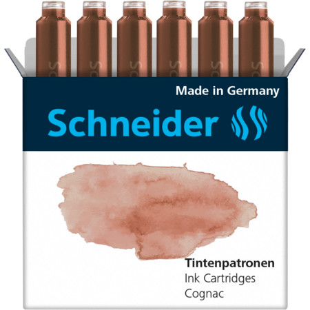 Ink cartridges Pastel Cognac Cartridges and ink bottles by Schneider