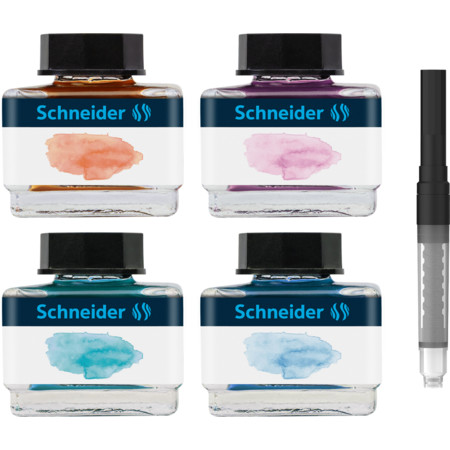 Pastel ink gift set 1 Cartridges and ink bottles by Schneider