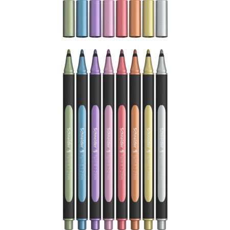 Paint-It 020 wallet Multipack Line width 1-2 mm Metallic pens by Schneider