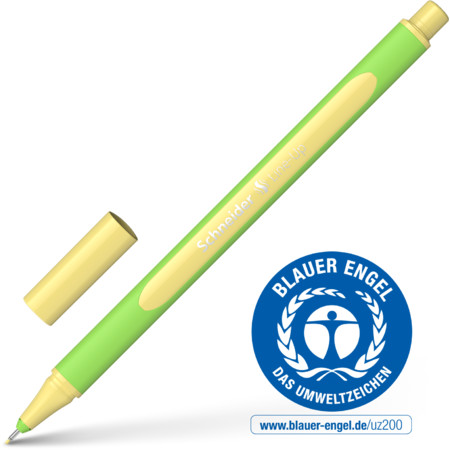 Schneider marka Line-Up pastel-vanilla Çizgi kalınlığı 0.4 mm Finelinerlar ve Brush pens