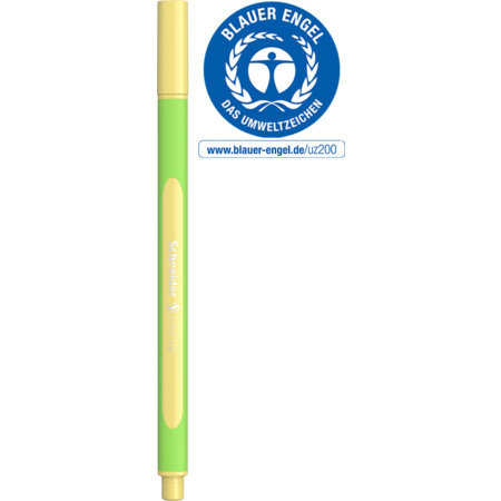Line-Up pastel-vanilla Épaisseurs de trait 0.4 mm Fineliner et Brush pens by Schneider