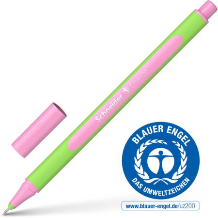 Schneider marka Line-Up pastel-pink Çizgi kalınlığı 0.4 mm Finelinerlar ve Brush pens