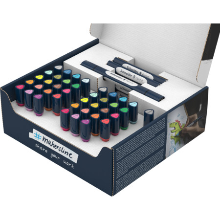 Paint-It 040 Twin marker Set 1 Fineliners and fibrepens by Schneider