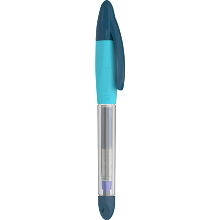 Base Ball blue-turquoise Line width M Rollerball with cartridges by Schneider